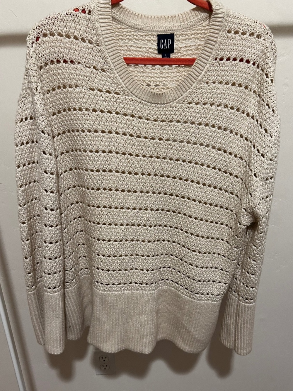 Gap 100% cotton loose knit sweater